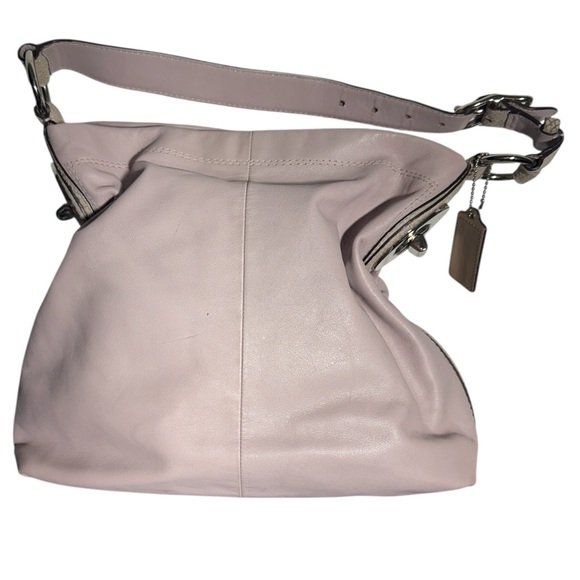 Handbags - Coach Lavender Light Pink Leather Hobo Bag